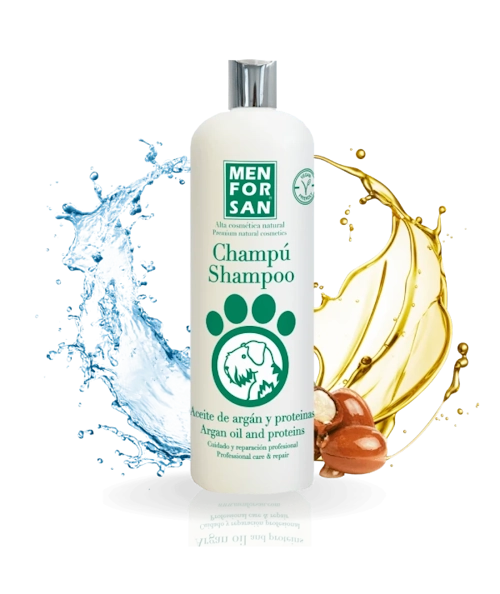 MEN FOR SAN Silk proteins and argan oil shampoo