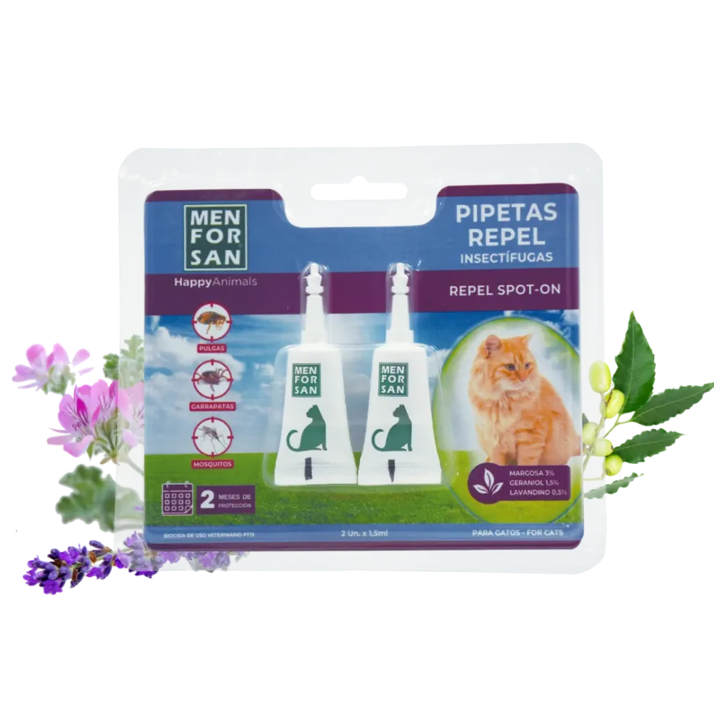 Anti-Insect Spot-Ons for cats 1 x 2