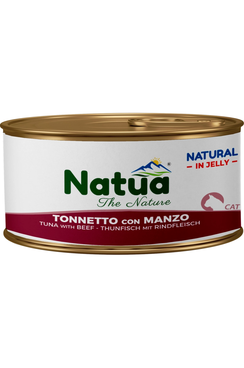 Natua jelly cat tuna with beef 85 g